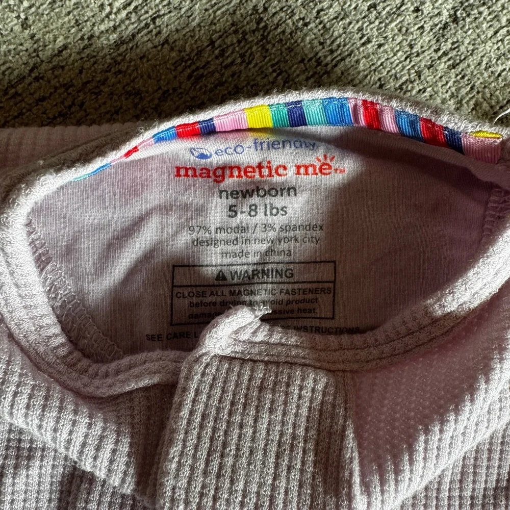 Bundle of Magnetic Me Multicolor Striped Kids Pajamas - Picture 6 of 7